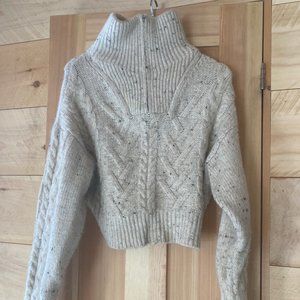Sporty, Chunky Wool Sweater